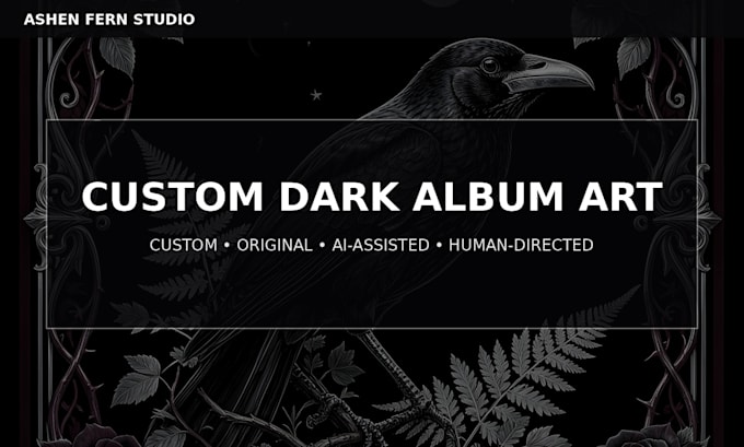create gothic album and single cover art