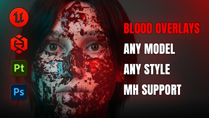 make blood overlay for your characters and props