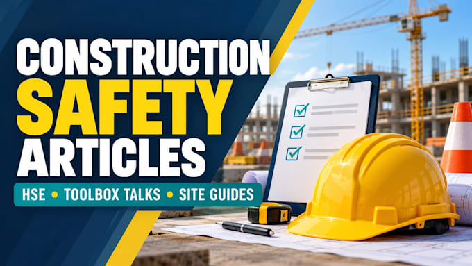write construction safety articles and hse blogs
