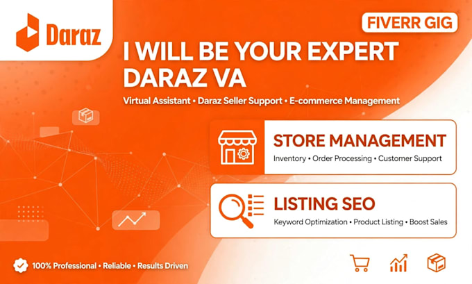 be your expert daraz VA for product listing and store management