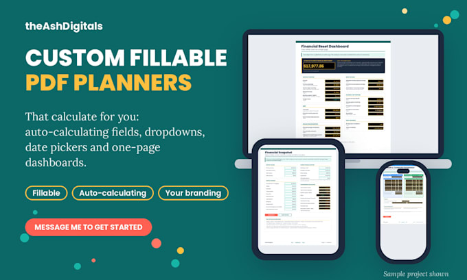 create interactive fillable pdfs with automatic calculations