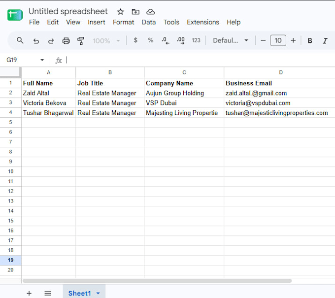 do targeted b2b lead generation and email list building