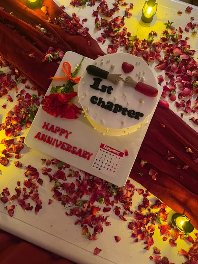 create a personalized anniversary chapter celebration video