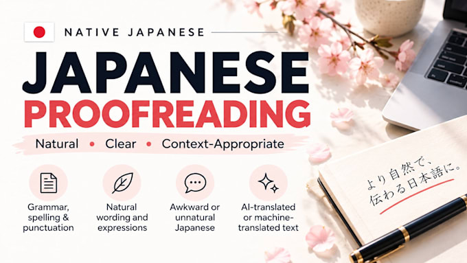 proofread your japanese to sound natural and native