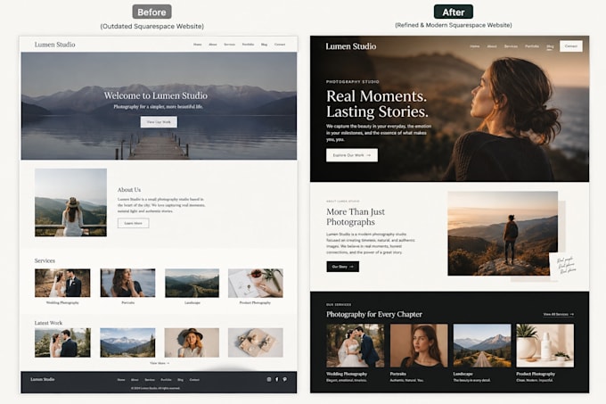 edit squarespace website squarespace website redesign website development