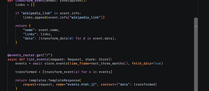 build your fastapi server