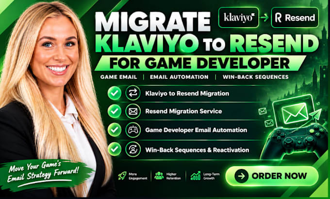 klaviyo to resend migration game developer email automation win back sequences