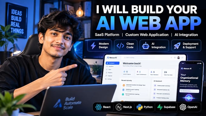 build a custom website with ai feature
