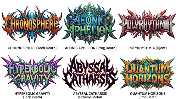 design technical metal, progressive death, extreme metal