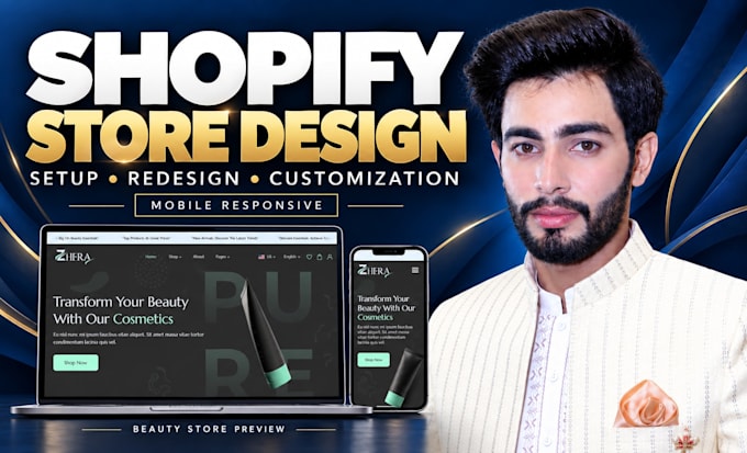 design or redesign your shopify store
