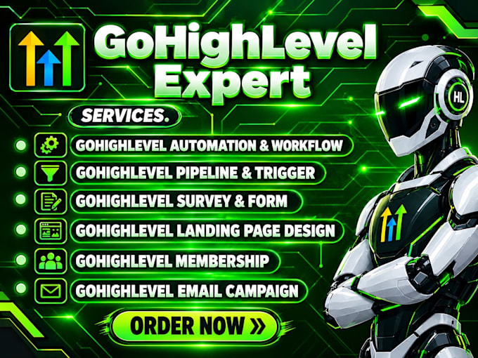 create gohighlevel workflows,websites in ghl,forms surveys, funnels