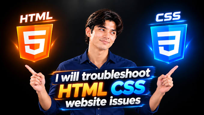 troubleshoot HTML CSS website issues