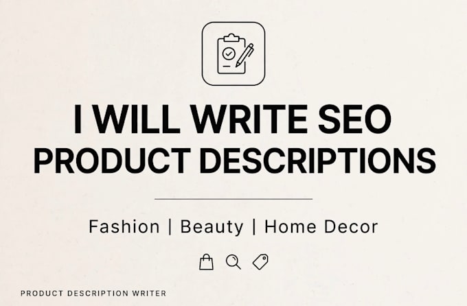 write attractive product description