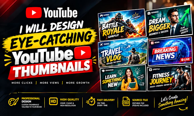 design professional youtube thumbnails in canva