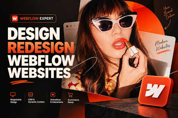 design, redesign or develop your webflow website