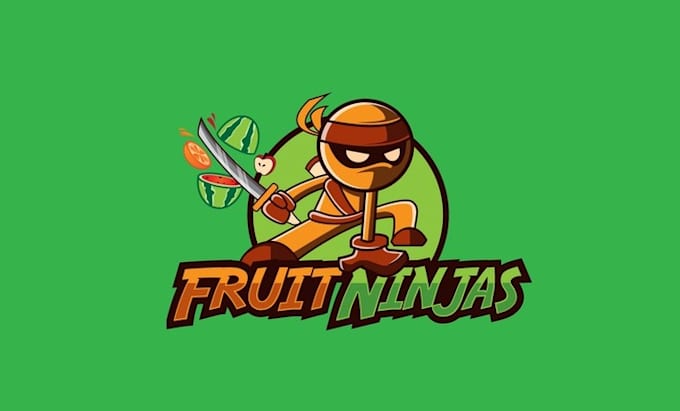 design ninja themed dessert destination logo