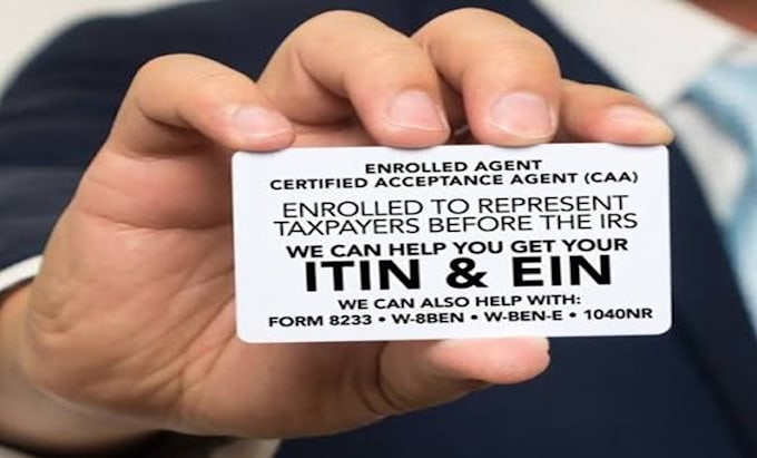 get your itin taxpayer identification number as an irs caa