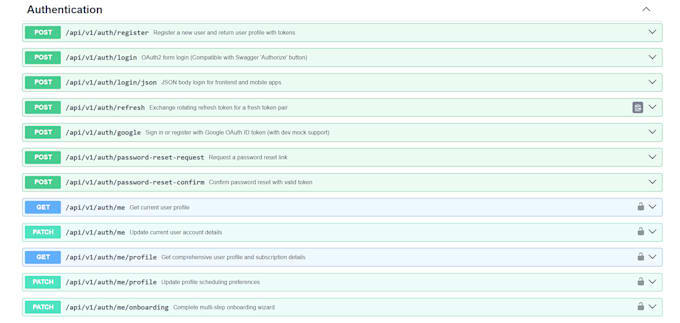 build a fastapi backend with postgresql, jwt auth and docker