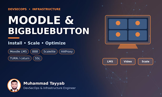 install and optimize moodle lms or bigbluebutton on your server