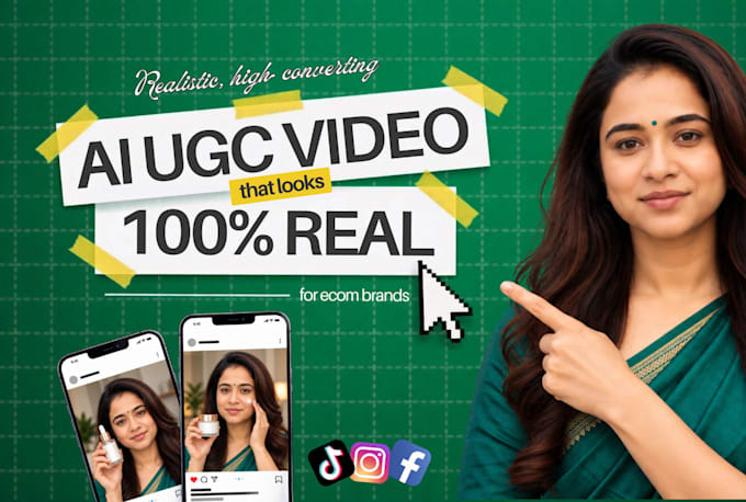 create high converting ai ugc video ads for ecom brands, meta ad creatives