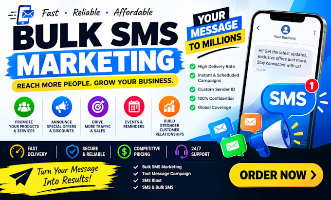 send mass dm, bulk sms, direct message email leads