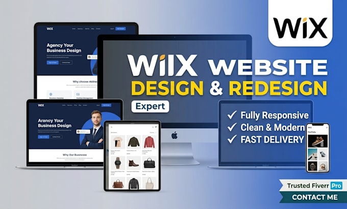 design or redesign a professional wix website