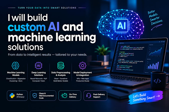 build custom ai and machine learning solutions