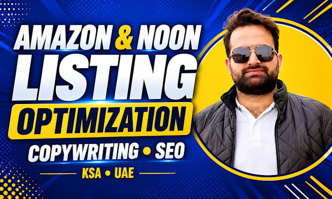 create and optimize amazon and noon product listings