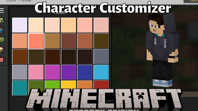 create custom minecraft 2d and 3d character designs and models