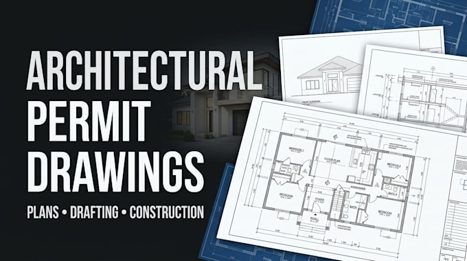 create architectural drafting and permit construction drawings