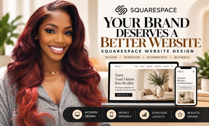 do squarespace website design redesign squarespace website development