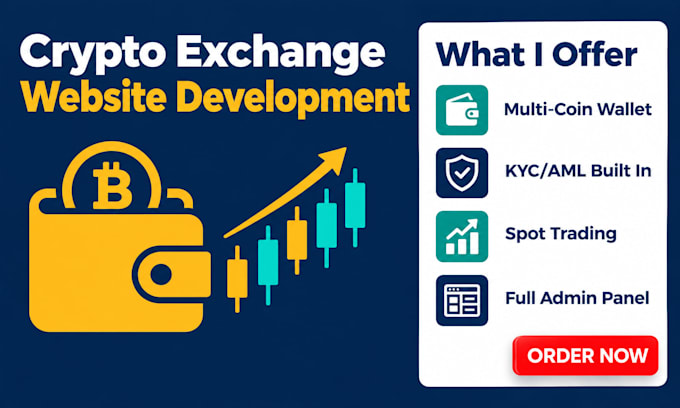 build crypto exchange website, p2p exchange, crypto wallet, cex exchange p2p