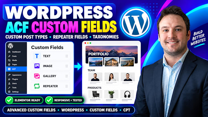 customise wordpress with advance custom fields and custom post types