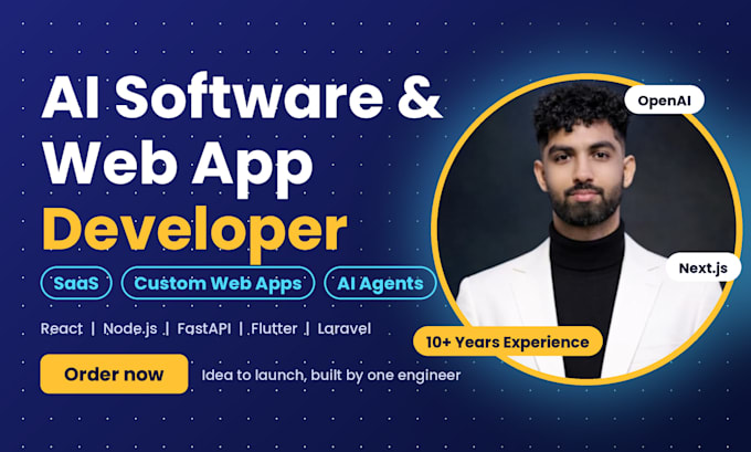 build ai software, custom web apps and saas mvps