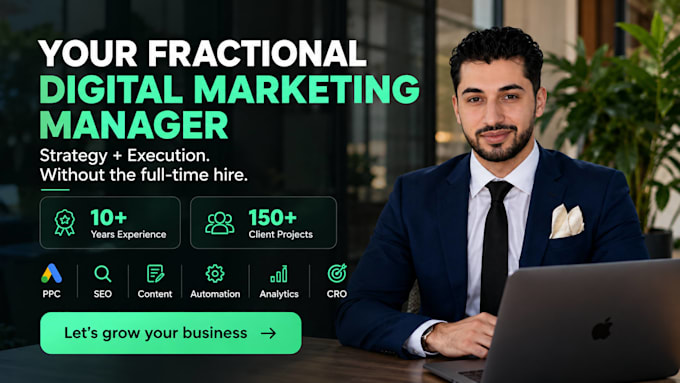 be your fractional digital marketing manager