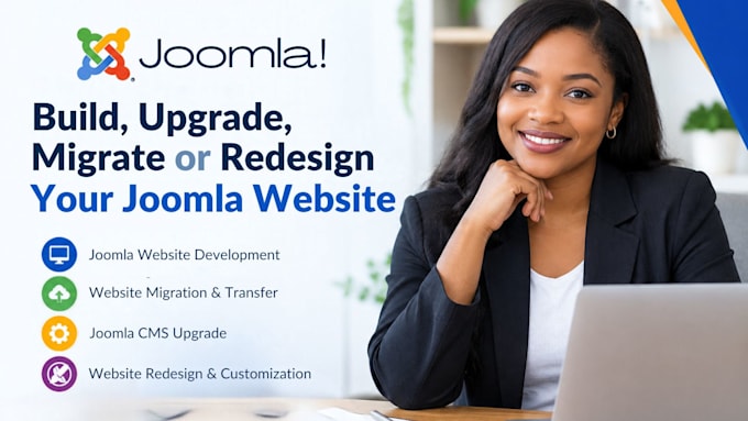 build joomla website, upgrade, migrate joomla website for business