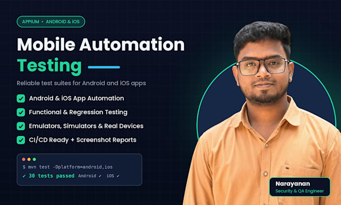 do appium mobile automation testing for android and ios apps