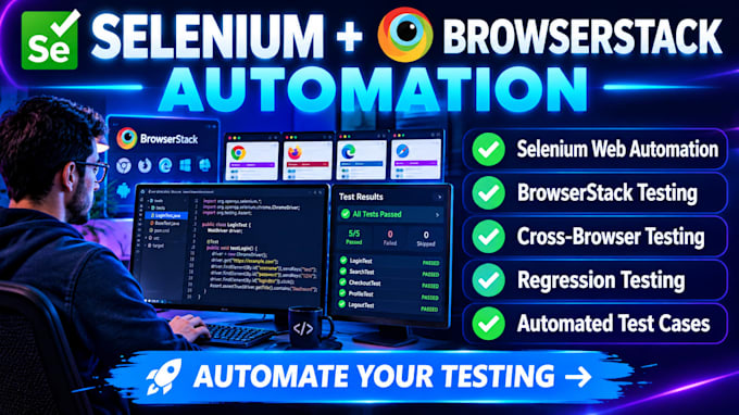 do selenium browserstack automation and cross browser testing