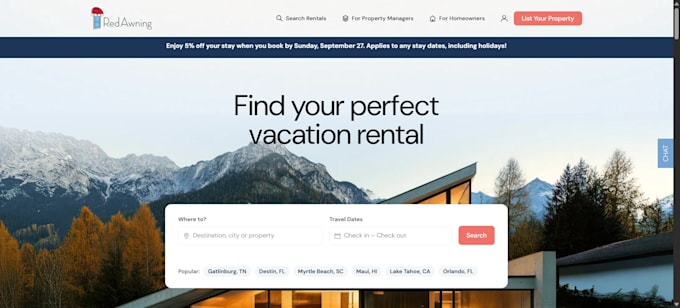 create vacation rental website vacation website vacation rental website