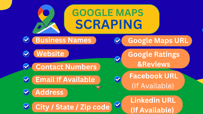 scrape google maps business data and create a targeted list