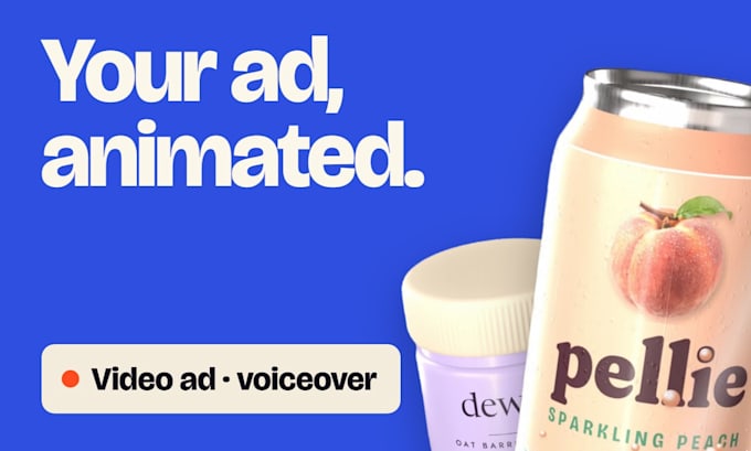 create facebook and instagram video ads with motion graphics and voiceover