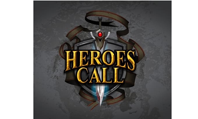 design gritty fantasy game mobile logo