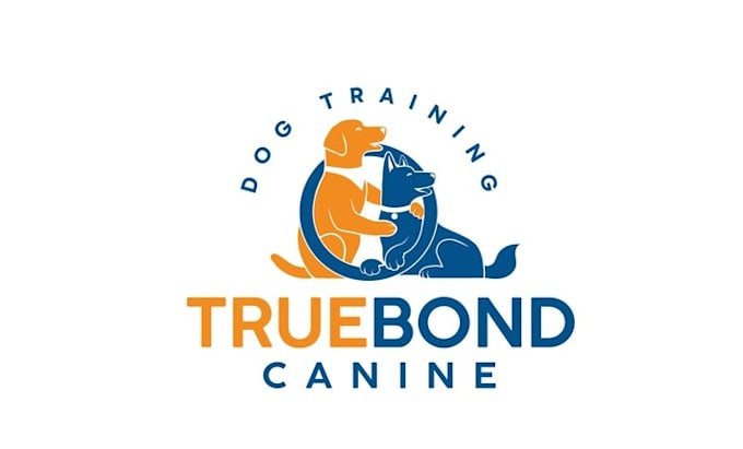 design a catchy playful logo for a dog trainer