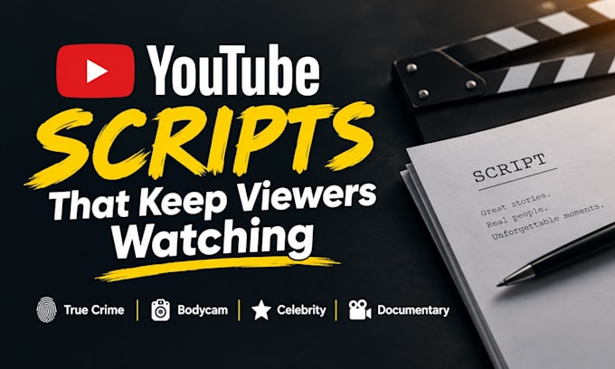 write a youtube script for bodycam, or celebrity videos