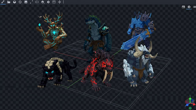 make high quality models in blockbench