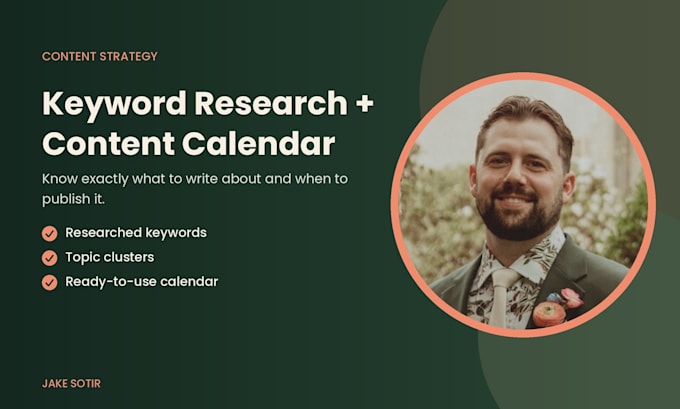 create an SEO keyword research and content calendar