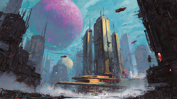 design sci fi illustration and sci fi sci fi illustration