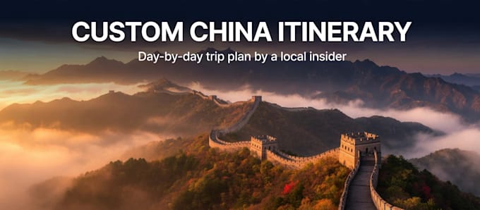 create a custom china itinerary with local insider tips