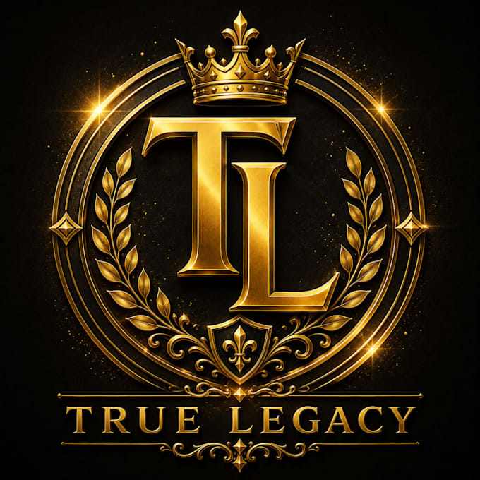 design a realistic 3d gold logo design