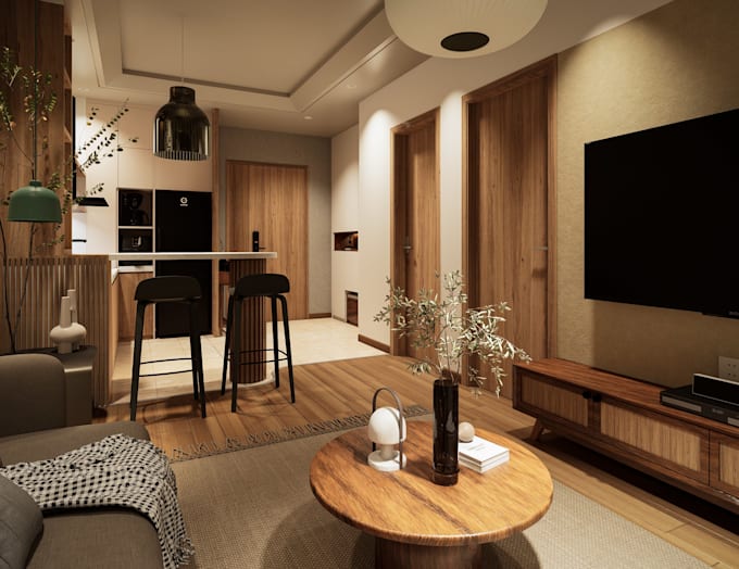 create realistic interior 3d renders